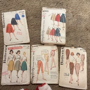 Vintage 1900’s skirt sewing patterns